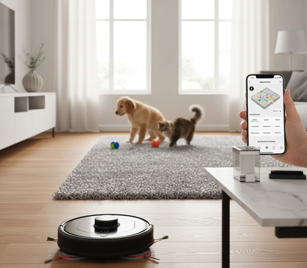 Så kompletterar du städhjälpen med en robotdammsugare